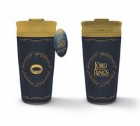 Pyramid International Lord of The Rings Travel Coffee Mug (The Ring Design) 16oz Metal Insulated Travel Coffee Mug, Lord of The Rings Gifts for Men and Women - Official Merchandise