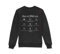 Lord Of The Rings The War of Rohirrim Sigils Sweatshirt - Black - XS
