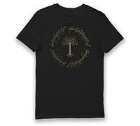 Lord of The Rings Tree of Gondor Adults T-Shirt-M Black