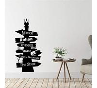 Lord of The Rings Vinyl Wall Decals Stickers Vinyl Murals Art Decor Home Decor Removable Nursery Kids Room Wall Sticker 58X110Cm