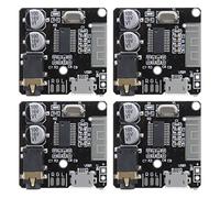 Lord of the Tools 4Pcs MP3 Bluetooth 5.0 Receiver Board Car Speaker Audio Amplifier 3.7V-5V Bluetooth Audio Receiver Decoding Board 3x3cm/ 1.18x1.18inch