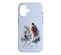 Lord Save Me Matthew 14 Christian Faith Design Case for iPhone 16