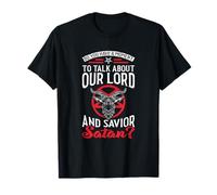 Lord Savior Satan Witchcraft Satanic Baphomet Goth Occult T-Shirt