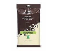 Lord Sheraton Leather Clean and Shine Wipes, Pack of 24