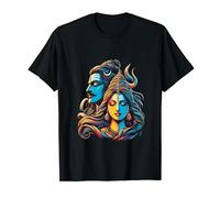 Lord Shiva Durga Hindu God Mahadeva Goddess Goddess Parvati T-Shirt
