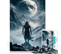 Lord Shiva Jigsaw Puzzles 1000 Pieces for Adults Creative Play Sharp Detail Real Challenge Home Art (38x52cm)