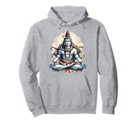 Lord Shiva Meditation Deity Hindu Mythology Religious Pullover Hoodie