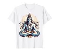 Lord Shiva Meditation Deity Hindu Mythology Religious T-Shirt