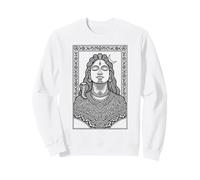 Lord Shiva Traditional Indian Mehendi & Mandala Art Style Sweatshirt