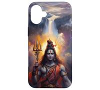 Lord Shiva Trishula Power | Sacred Himalayan Energy Art Case for iPhone 16 Plus