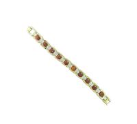 Lord Shiva Trisul Braclet For Men and Women | 9 Beads Bracelet For Positivty and Healing, 8 inch, Metal, no gemstone