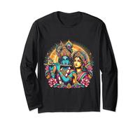 Lord Shri Krishna Radha Rani Radhika Krishna Lover Devotee Long Sleeve T-Shirt