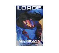 Lorde - Melodrama Album Print Music Gifts Poster Gifts Music Decor Music Poster Handmade Poster Decorative Painting Canvas Wall Posters And Art Picture Print Modern Family Bedroom Decor Posters 20x