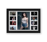 Lorde Signed Poster Print - Limited Edition Autograph Fan Gift - Collectible Memorabilia Wall Art Merchandise (Framed A4 (30x21cm))