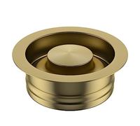Lordear Gold Sink Flange for Garbage Disposal Set, Stainless Steel Strainer Flange Stopper Fit 3-1/2 Inch Standard Sink Drain Hole Sink Flange Replacement Accessories
