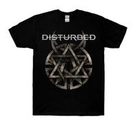 LORDGS Disturbed Band Shirt, Disturbed Symbol Black T-Shirt BlackM