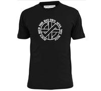 LORDGS Mens Crass Jesus Died for His Own Sins Not Mine T Shirt Punk Ignorant BlackXXL