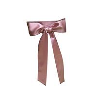 LORDRIE Wedding Satin Sash Bridal Belts For Special Occasion Dresses, Dusty Pink, Medium