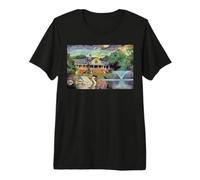Lords Park Pavilion Art - Elgin Illinois Historic Landscape Premium T-Shirt