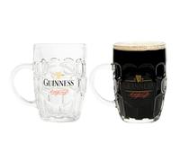 LORD'S ROCKS Guinness 20oz Beer Glasses - Pack of Two Compatible Pint Glasses