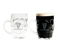 LORD'S ROCKS Guinness 20oz Beer Glasses Twin Pack Tankards Compatible with Guinness Harp Logo | Certified Official Merchandise | Ideal gift for Beer Lovers