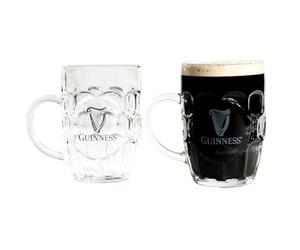 LORD'S ROCKS Guinness 20oz Beer Glasses Twin Pack Tankards Compatible with Guinness Harp Logo | Certified Official Merchandise | Ideal gift for Beer Lovers