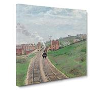 Lordship Lane Dulwich by Camille Pissarro Canvas Print | Gallery Wrapped 30mm Frame Wall Art | 14x14 inches | Ready to Hang | Modern Picture | Living Room Bedroom Lounge Office