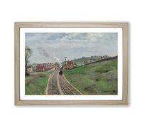 Lordship Lane Dulwich by Camille Pissarro Framed Print | A2 Oak Framed Wall Art | Ready to Hang | Modern Nature Picture | Living Room Bedroom Lounge Office
