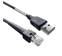 LORDTRONICS USB Cable for Motorola Symbol/Zebra Scanner LS2208 DS6878 LI4278 LS3578 7FT 2M USB Type A Barcode Scanner Cable CBA-U01-S07ZAR, Gray