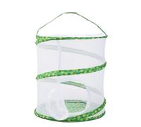 Lore Butterfly Garden Habitat, Foldable Washable Reusable Butterfly Cage for Caterpillars, Up Mesh Enclosure for Butterfly Observation, Green, Small 6.3 X 7.9 Inch