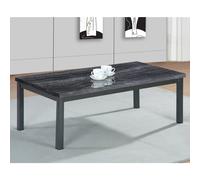 lore high gloss coffee table in charcoal black marble effect