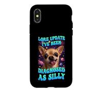 Lore Update I've Been Diagnosed As Silly Chihuahua Funny Dog Case for iPhone X/XS