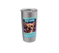 Lore Update I've Been Diagnosed As Silly Chihuahua Funny Dog Stainless Steel Insulated Tumbler