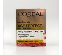 Loreal Age Perfect Golden AGE Rosy Eye Care 50ml Mature&Dull Skin 100% Genuine