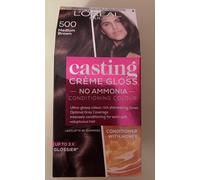 L'OREAL Casting Creme Gloss Medium Brown 500 Semi Permanent Hair Colour