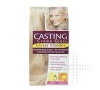 Casting Crème Gloss 1010 Iced Light Blonde: A no-ammonia, semi-permanent hair colour lasting 32 washes. Get up to 3x glossier, 4x silkier, healthier hair with a luminous iced light blonde.