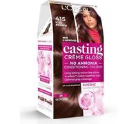 L'Oréal Paris Casting Crème Gloss, Semi-Permanent Hair Dye, Radiant & Natural Colour, Shade: Iced Chocolate 415