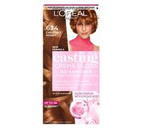 L'Oreal Paris Casting Creme Gloss Semi-Permanent Hair Dye, Brown Hair Dye 634 Chesnut Honey Brown