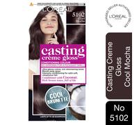 L'Oreal Casting Creme Gloss Semi-Permanent Hair Dye, 5102 Cool Mocha