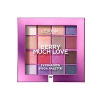 L'Oreal Paris Berry Much Love Eyeshadow Mega Palette 16 Shades 17g- 02 Various