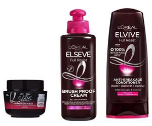 Loreal Elseve three packs, conditioner 200ml, protective cream 200ml, hair mask