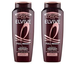 Loreal Elvital Full Resist Strengthening Restorative Shampoo 2 x 300 ml (Pack of 2)
