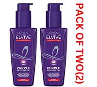 L'Oreal Paris Elvive Colour Protect Purple Anti-Brassiness Hair Oil For Highlighted Brunette, Blonde & Grey Hair 100 ml