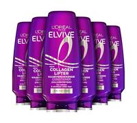 L'Oréal Elvive Conditioner for Fine, Weak Free Hair, Collagen Lifter, 200 ml, Pack of 6