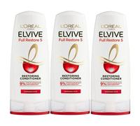 LOreal Elvive Full Restore 5 Restoring Conditioner 300ml (Pack of 3)