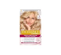 L'Oréal Excellence Créme 9 Natural Light Blonde: 100% Grey Coverage, Visibly Better Hair Quality & 2x Shinier Hair.