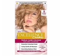 L'Oréal Paris Excellence Crème Permanent Hair Dye – Pro-Keratin, 5.3 Natural Golden Brown
