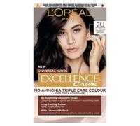 LOral Paris Excellence Crme Universal Nudes Ammonia Free Permanent Hair Dye, 2U Universal Darkest Brown