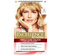 L'Oréal Paris Excellence Crème Permanent Hair Dye – Pro-Keratin, 5.3 Natural Golden Brown