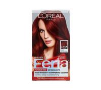 L'Oreal, Feria, Power Red, R57 Intense Medium Auburn, 1 Application
